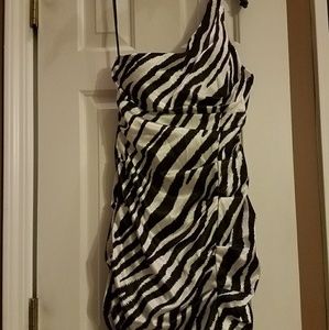 Black and white dress